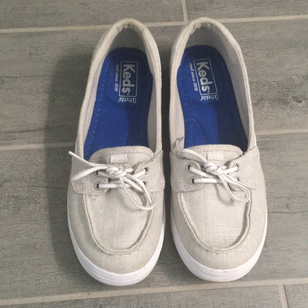 Women's Size 8 Keds OrthoLite Boat shoes